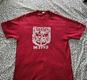 Vintage Y2K DuFFS Jason Adams "The Kid" Skate T-Shirt Red Size L